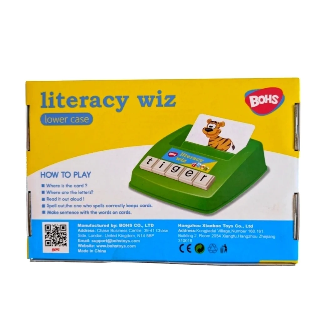 NWT BOHS Literacy Wiz Lower Case Learning Toy Green Age 3+
